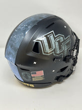 Load image into Gallery viewer, 2017 UCF Knights Space Game Helmet Game Used Riddell Speedflex - Citronaut - XL
