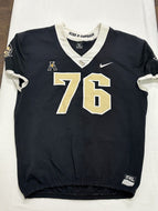 UCF Knights Game Used / Game Worn Nike Football Jersey #76 Size 2XL