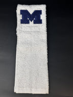 Michigan Wolverines Game Issued Football QB Hip Sweat Towel
