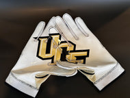 UCF Knights Game Issued / Worn Nike Superbad Football Gloves - Size Large
