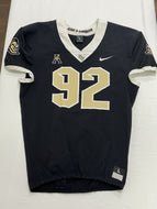 UCF Knights Game Used / Game Worn Nike Football Jersey #92 Size Large