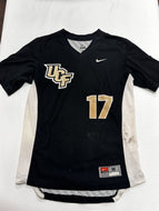 UCF Knights Game Used / Worn Black Nike Soccer Jersey #17 Size Medium