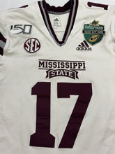 Load image into Gallery viewer, 2019 Mississippi State Bulldogs Music City Bowl Game Used Football Jersey
