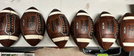 Wilson Prime NCAA / NFHS New and Fully Game Prepped Footballs - Lot of 4 Special Listing
