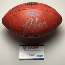 Load image into Gallery viewer, 2017 Indianapolis Colts Game Issued NFL Football w/ Devin Funchess Auto PSA COA
