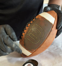Load image into Gallery viewer, LBC Football Prep Butter - 2oz Size Rubbing Mud Compound Game Prepping Footballs
