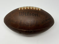 1984 USFL Game Used Wilson Football - Recently Game Prepped / Restored CLR