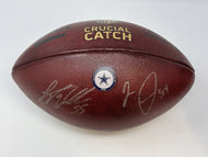 2018 Dallas Cowboys Game Issued Crucial Catch Game Ball Vander Esch Jalon Smith