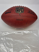 Load image into Gallery viewer, Houston Texans Game Used Wilson &quot;The Duke&quot; Authentic Leather Game Football
