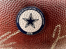 Load image into Gallery viewer, 2018 Dallas Cowboys Game Issued Crucial Catch Game Ball Vander Esch Jalon Smith
