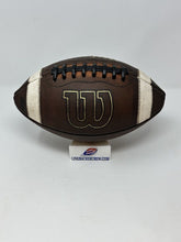Load image into Gallery viewer, NEW Wilson GST K2 Size PEE WEE (AGES 6-8) Youth Leather Football Game Prepped New
