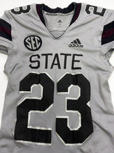 Load image into Gallery viewer, 2018 Mississippi State Bulldogs Game Worn Statesmen Adidas Football Jersey #23 M
