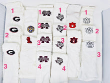 Load image into Gallery viewer, Football Towels - Various SEC Teams Game Worn UGA, LSU, Ole Miss, Miss St
