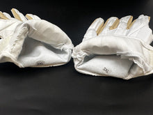 Load image into Gallery viewer, Navy Midshipmen Game Issued Under Armour Football Gloves - Size 3XL
