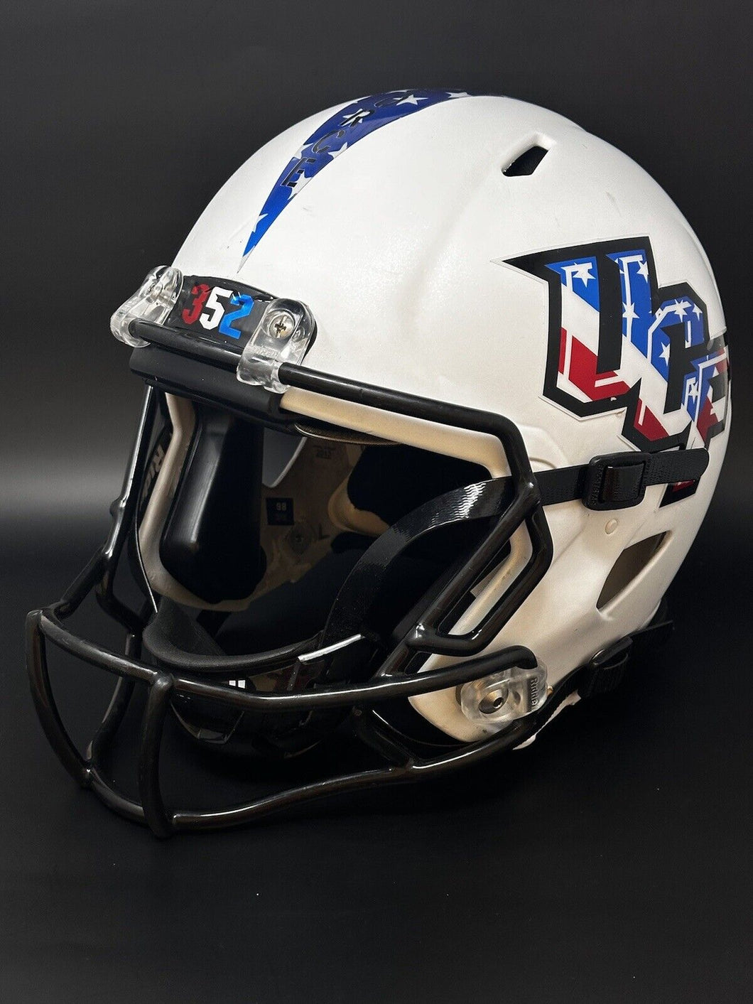 2019 UCF Knights AIR FORCE Edition Game Used Riddell SpeedFlex Football Helmet