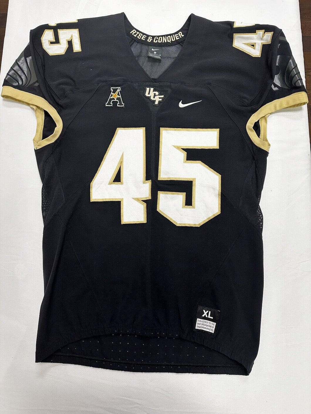 UCF Knights Game Used / Game Worn Nike Football Jersey - #45 Size XL