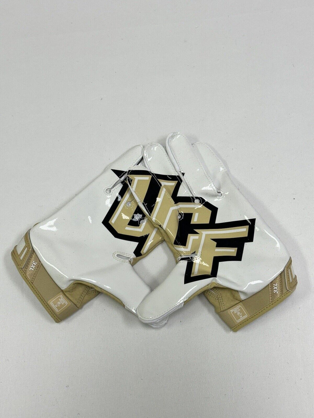 UCF Knights Game Issued / Worn Nike Vapor Jet Football Gloves - Size 3XL