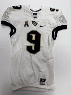 2016 UCF Knights Game Used / Game Worn Nike Football Gold Color Jersey #9 Small