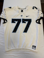 2019 UCF Knights Game Used / Worn Citronaut Space Game Nike Football Jersey 2XL