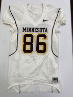 Minnesota Golden Gophers Game Used Nike Football Jersey #86 Size 44