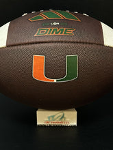 Load image into Gallery viewer, Miami Hurricanes Game Issued / Fully Game Prepped Adidas Dime NCAA Football
