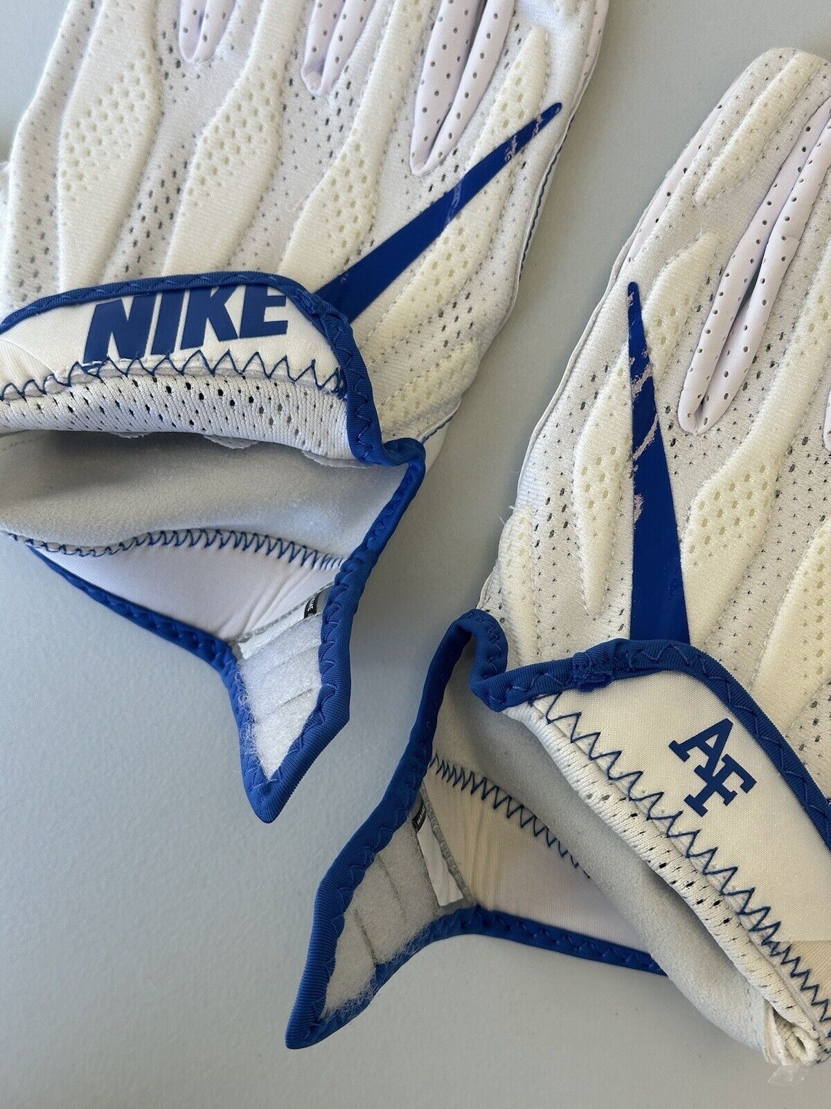 Air Force Falcons Game Used Nike Superbad 4.0 SB4 Football Gloves LBC Football LLC