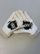 2024 UCF Knights Game Used White Nike Superbad 7.0 Football Gloves 2XL