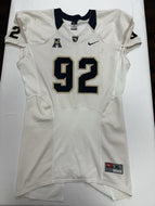 2014 UCF Knights Game Used / Game Worn Nike Football Gold Color Jersey #92 XL