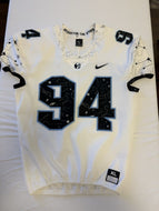 2019 UCF Knights Game Used / Worn Citronaut Space Game Nike Football Jersey XL