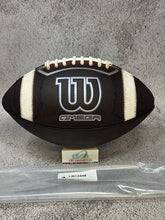 Load image into Gallery viewer, Wilson OMEGA Fully Game Prepped NFHS / NCAA Regulation Size Leather Football
