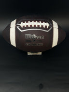 Fully Game Prepped Wilson OMEGA NFHS / NCAA Regulation Size Leather Football