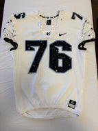 2019 UCF Knights Game Used / Worn Citronaut Space Game Nike Football Jersey XL