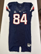 2018 UConn Huskies Game Used Nike Football Jersey #84 Size 38