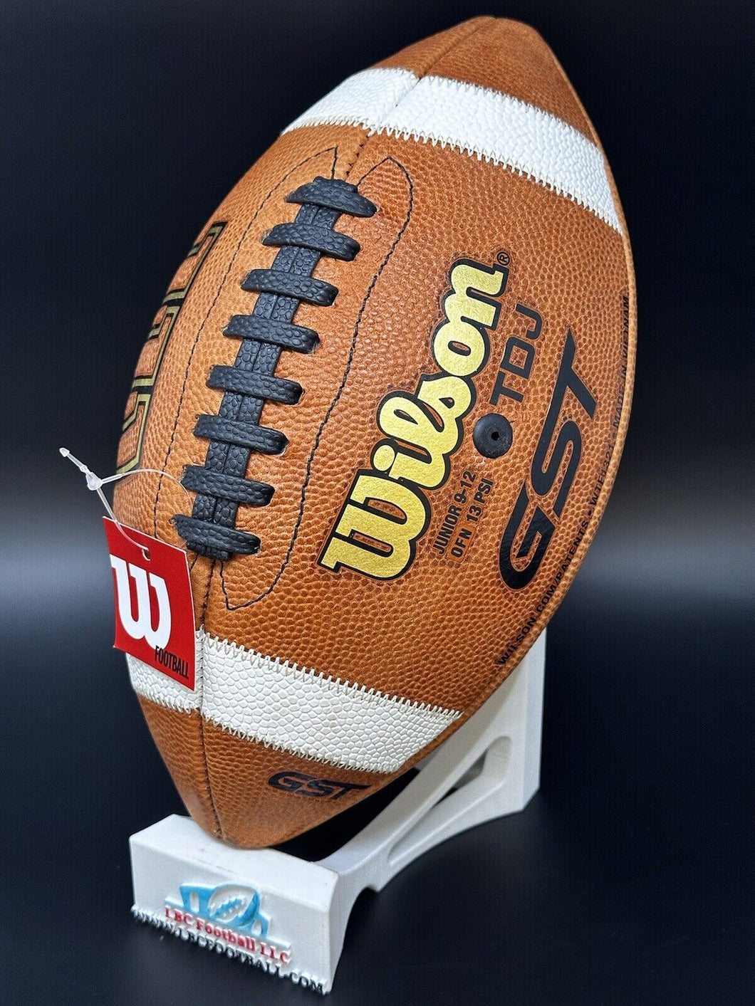 Wilson GST TDJ Junior Size Age 9-12 Leather Youth Football Brand New