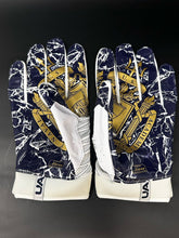 Load image into Gallery viewer, Navy Midshipmen SCIENTIA Edition Game Issued Under Armour Football Gloves
