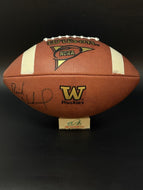 2000 Washington Huskies Game Issued Wilson AFCA 1001 Vintage Leather Football