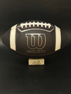 Fully Game Prepped Wilson OMEGA NFHS / NCAA Regulation Size Leather Football