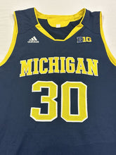 Load image into Gallery viewer, 2010 Michigan Wolverines Game Used Mens NCAA Adidas Basketball Jersey #30 2XL
