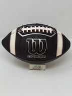 Fully Game Prepped Wilson OMEGA NFHS / NCAA Regulation Size Leather Football