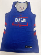 Kansas Jayhawks Womens Basketball Team Used Adidas Reversable Practice Jersey