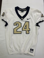 2018 UCF Knights Game Used / Game Worn White Nike Football Jersey #24 XL