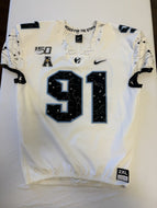 2019 UCF Knights Game Used / Worn Citronaut Space Game Nike Football Jersey 2XL