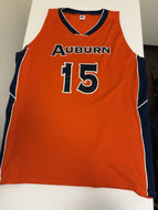 Auburn Tigers Game Used Russell Athletics NCAA Men's Basketball Jersey Size 50