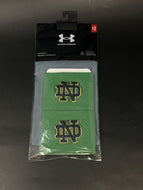 Notre Dame Fighting Irish Wristbands Green Under Armour Sweatbands - NEW SEALED