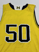 Load image into Gallery viewer, 2014 Michigan Wolverines Game Used Mens NCAA Adidas Basketball Jersey #50 2XL
