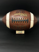 Load image into Gallery viewer, Long Island University LIU Sharks Game Used Wilson GST NCAA Football
