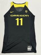 2018 Oregon Ducks Game Used / Worn Womens NCAA Basketball Jersey - Size 48 #11