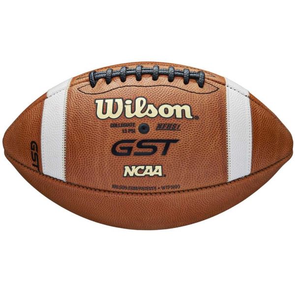 Wilson GST Tan Leather 1003 Pattern NCAA Football New