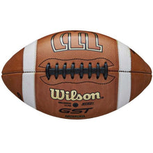 Load image into Gallery viewer, Wilson GST Tan Leather 1003 Pattern NCAA Football New
