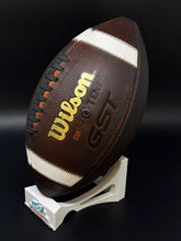 Load image into Gallery viewer, Wilson GST TDJ Junior Size (AGES 9-12) New and Game Prepped Leather Football - WGP
